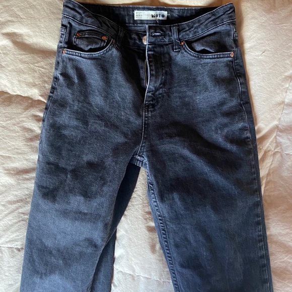 Topshop Black Moto Jeans - Picture 1 of 3